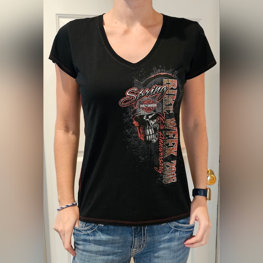 Women's Harley-Davidson T-Shirt from Myrtle Beach Bike Rally in size M.